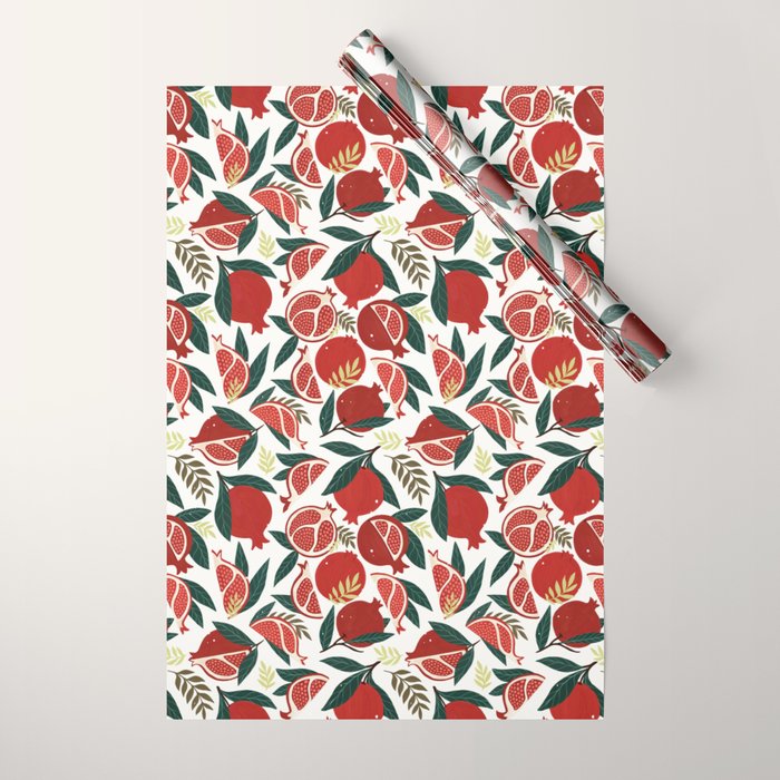 Pomegranate Wrapping Paper Gallery Image 1