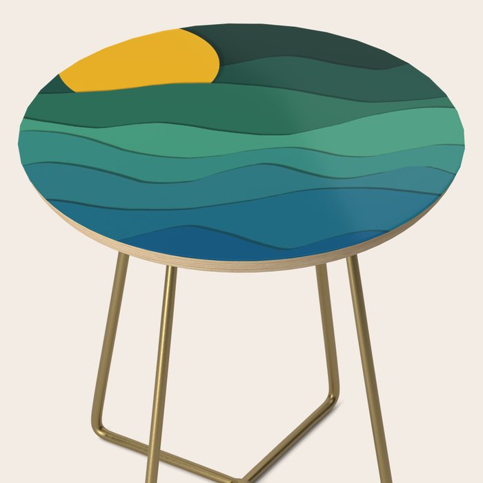 paper moonlight ocean  Side Table Gallery Image 2