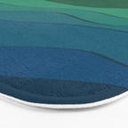 paper moonlight ocean  Bath Mat Gallery Image 3