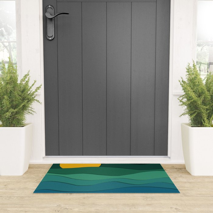 paper moonlight ocean  Welcome Mat Gallery Image 3
