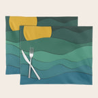 paper moonlight ocean  Placemat Gallery Image 1