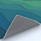 paper moonlight ocean  Rug Gallery Image 4