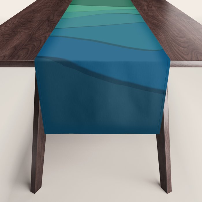 paper moonlight ocean  Table Runner Gallery Image 1