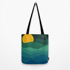 paper moonlight ocean  Tote Bag Gallery Image 2