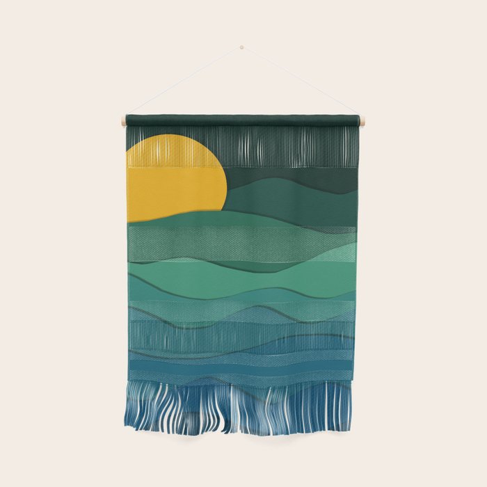 paper moonlight ocean  Wall Hanging Gallery Image 1