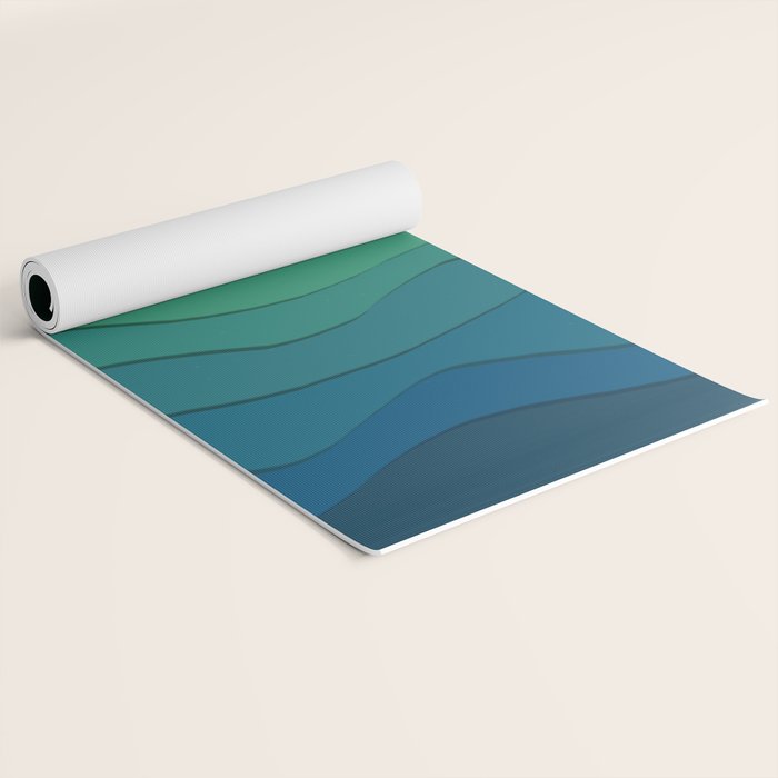paper moonlight ocean  Yoga Mat Gallery Image 2