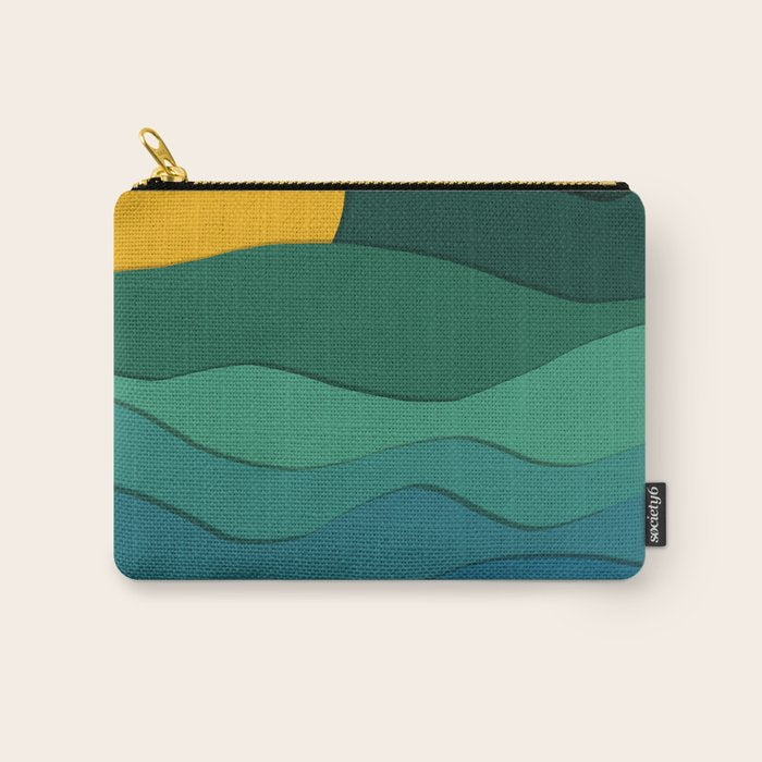paper moonlight ocean  Carry All Pouch Gallery Image 1