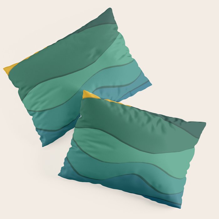 paper moonlight ocean  Pillow Sham Gallery Image 3
