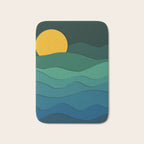 paper moonlight ocean  Bath Mat Gallery Image 1