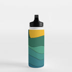 paper moonlight ocean  Water Bottle Gallery Image 3
