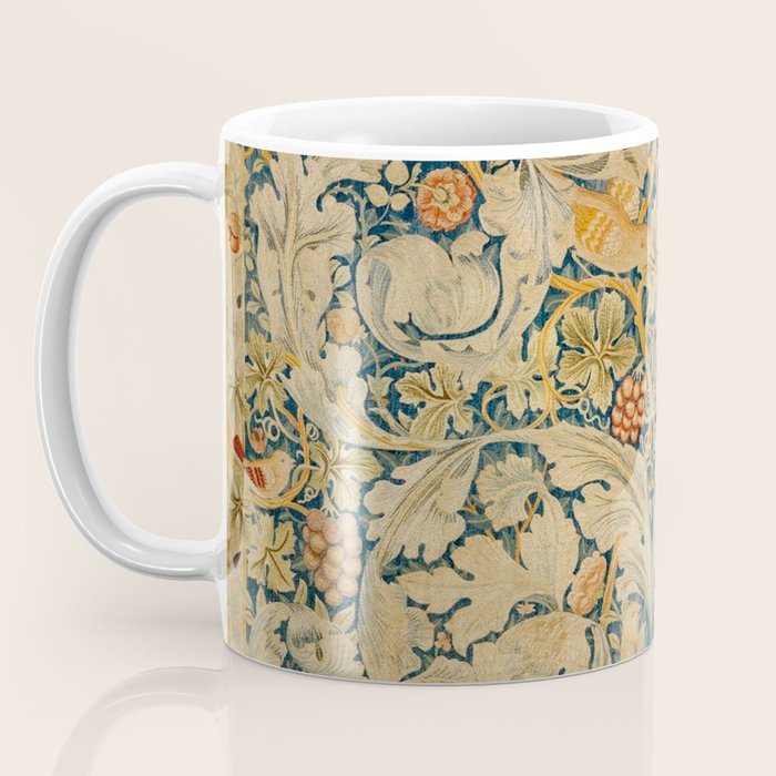William Morris Antique Acanthus & and Vine  Coffee Mug Gallery Image 3