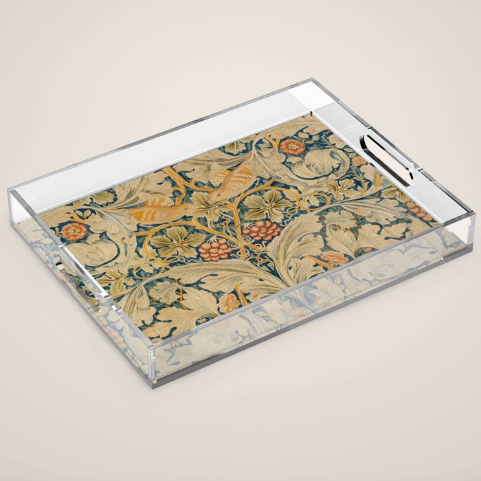 William Morris Antique Acanthus & and Vine  Acrylic Tray Gallery Image 1