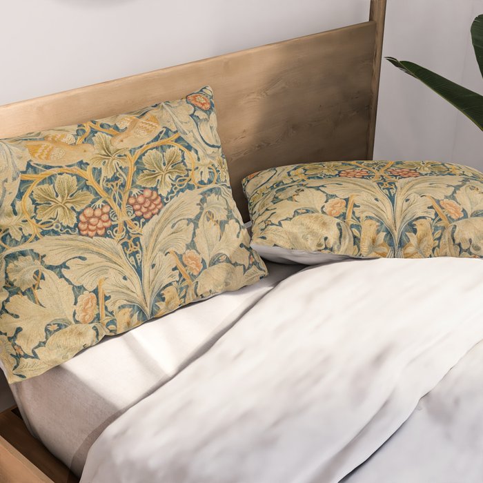 William Morris Antique Acanthus & and Vine  Pillow Sham Gallery Image 2
