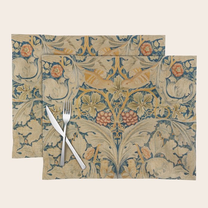 William Morris Antique Acanthus & and Vine  Placemat Gallery Image 1