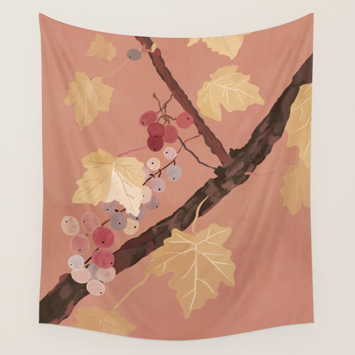 Grapevine 2 Wall Tapestry Gallery Image 1