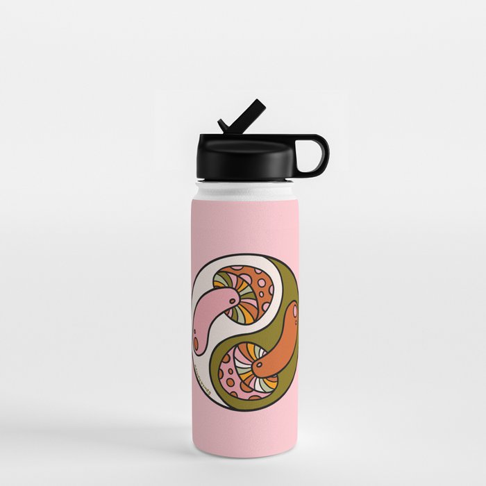Mushroom Yin Yang Water Bottle Gallery Image 1