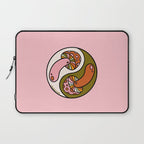Mushroom Yin Yang Laptop Sleeve Gallery Image 1