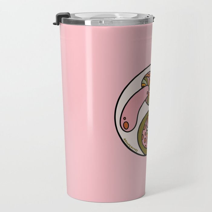 Mushroom Yin Yang Travel Mug Gallery Image 3