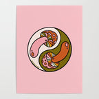 Mushroom Yin Yang Poster Gallery Image 4