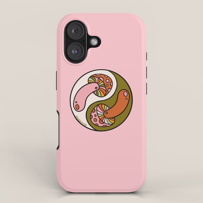 Mushroom Yin Yang iPhone Case Gallery Image 1