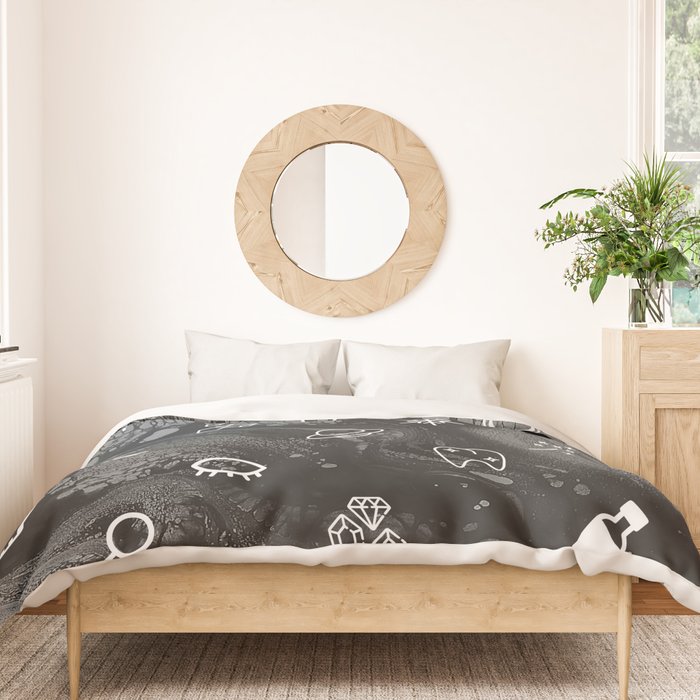 YOU'RE SO DARK Duvet Cover Gallery Image 3