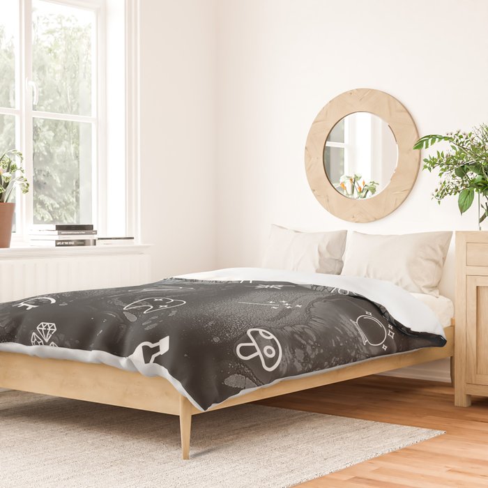YOU'RE SO DARK Duvet Cover Gallery Image 2