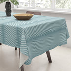 Elysian XVI Botanical Teal Tablecloth Gallery Image 3