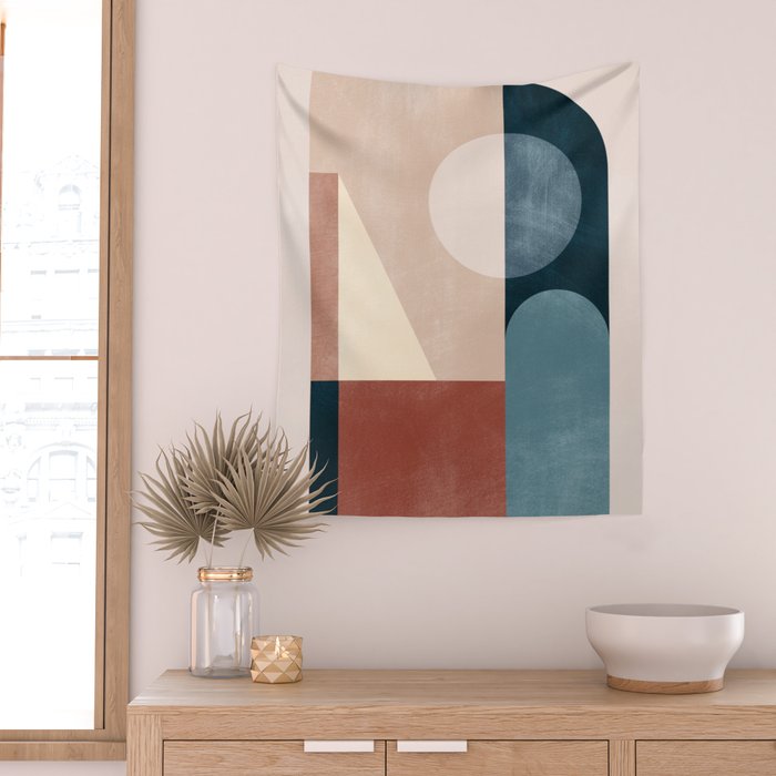 Abstract Geometric 20 Wall Tapestry Gallery Image 2