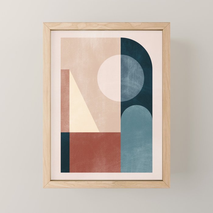 Abstract Geometric 20 Mini Art Print Gallery Image 1