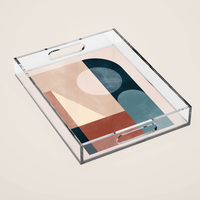 Abstract Geometric 20 Acrylic Tray Gallery Image 1