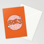 Aries Disco Ball Stationery Card Gallery Image 2