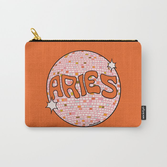 Aries Disco Ball Carry All Pouch Gallery Image 1