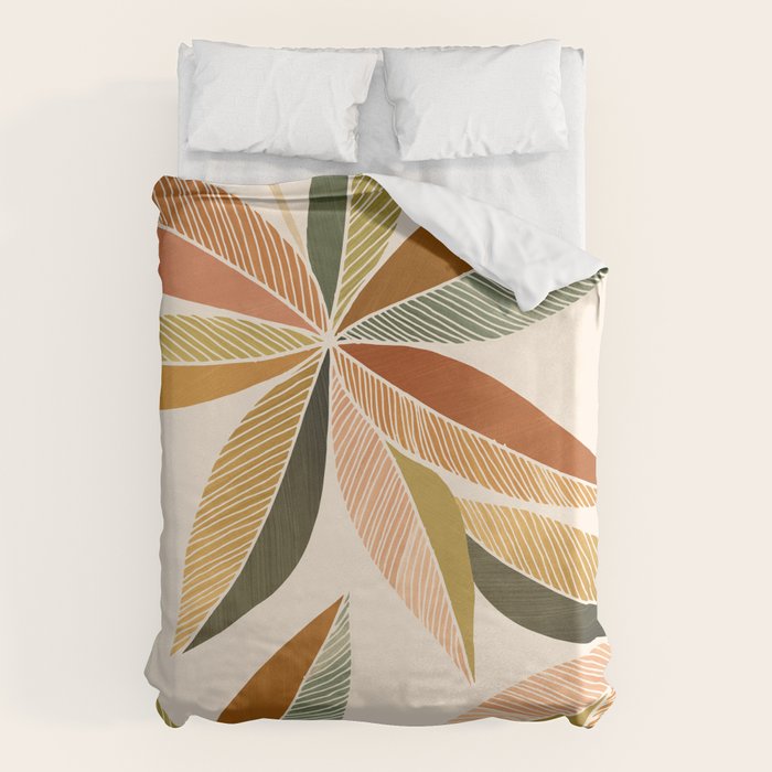 Autumn Japanese Maple Botanical Design Duvet Cover Gallery Image 6