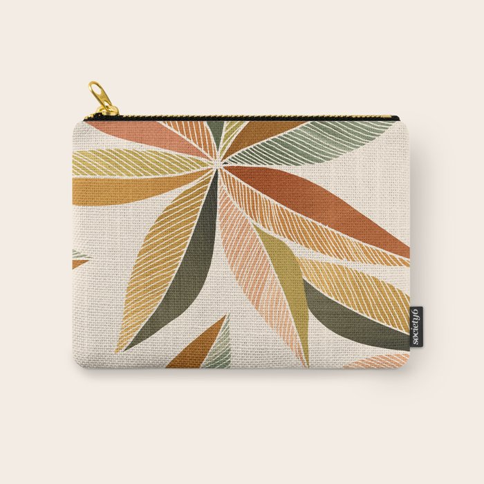 Autumn Japanese Maple Botanical Design Carry All Pouch Gallery Image 1