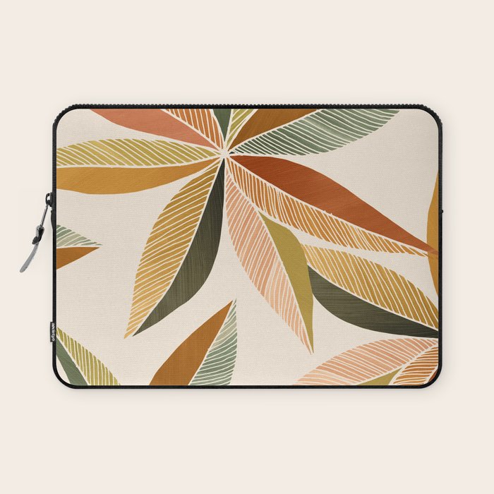 Autumn Japanese Maple Botanical Design Laptop Sleeve Gallery Image 1