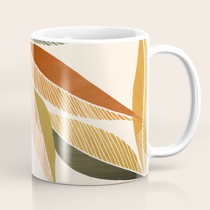 Autumn Japanese Maple Botanical Design Coffee Mug Gallery Image 1