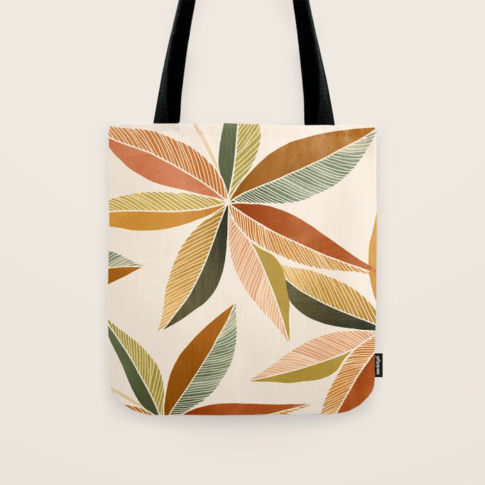 Autumn Japanese Maple Botanical Design Tote Bag Gallery Image 1