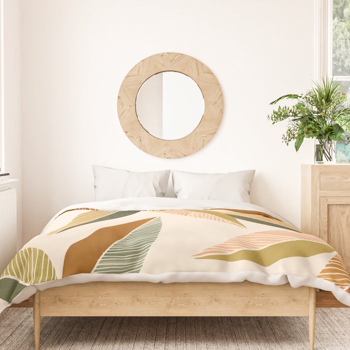 Autumn Japanese Maple Botanical Design Duvet Cover Gallery Image 3