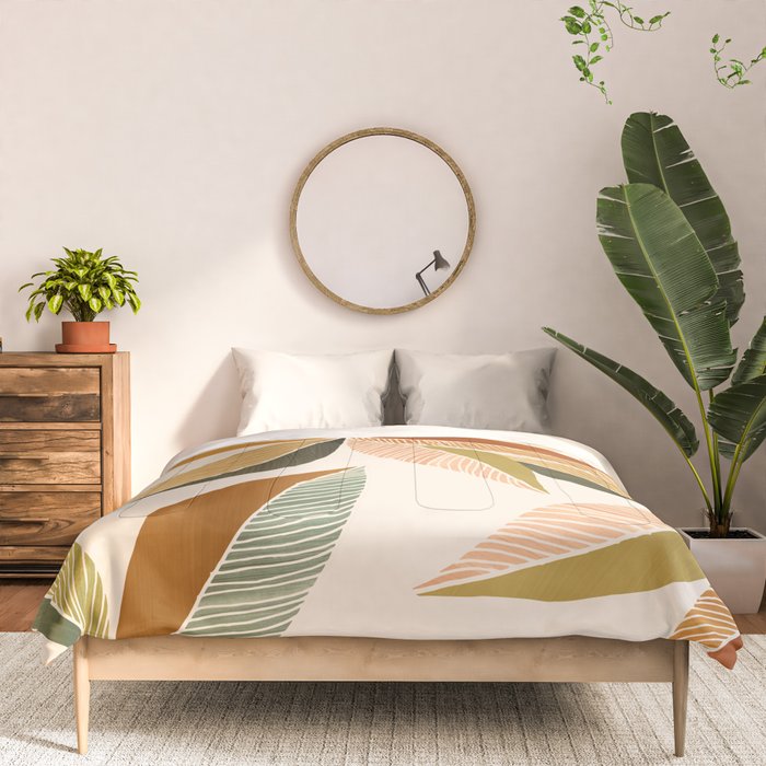 Autumn Japanese Maple Botanical Design Comforter Gallery Image 3