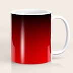 Black Red Neon Nights Ombre Coffee Mug Gallery Image 1