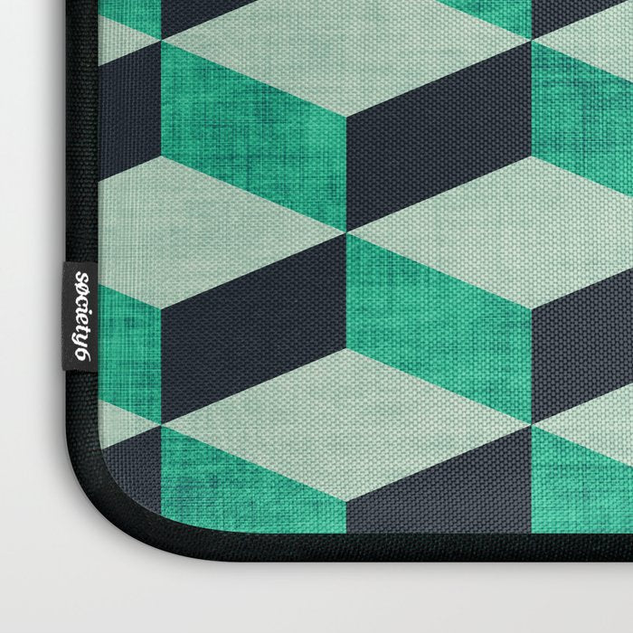 PETRA SUGAR TEAL Laptop Sleeve Gallery Image 3