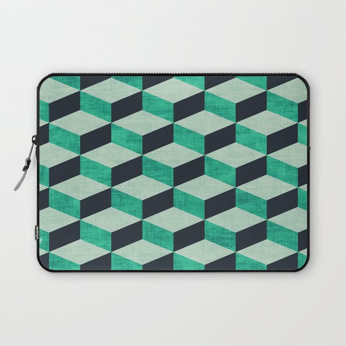 PETRA SUGAR TEAL Laptop Sleeve Gallery Image 1