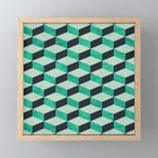 PETRA SUGAR TEAL Mini Art Print Gallery Image 1