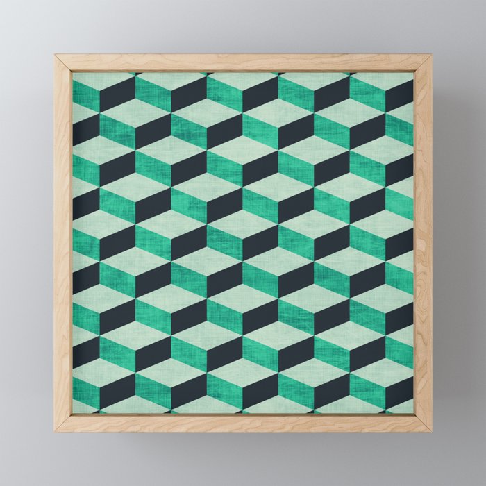PETRA SUGAR TEAL Mini Art Print Gallery Image 1