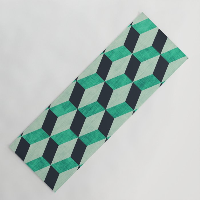 PETRA SUGAR TEAL Yoga Mat Gallery Image 1
