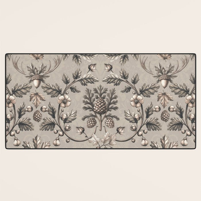 William Morris Woodland Nostalgia Beige Desk Mat Gallery Image 3