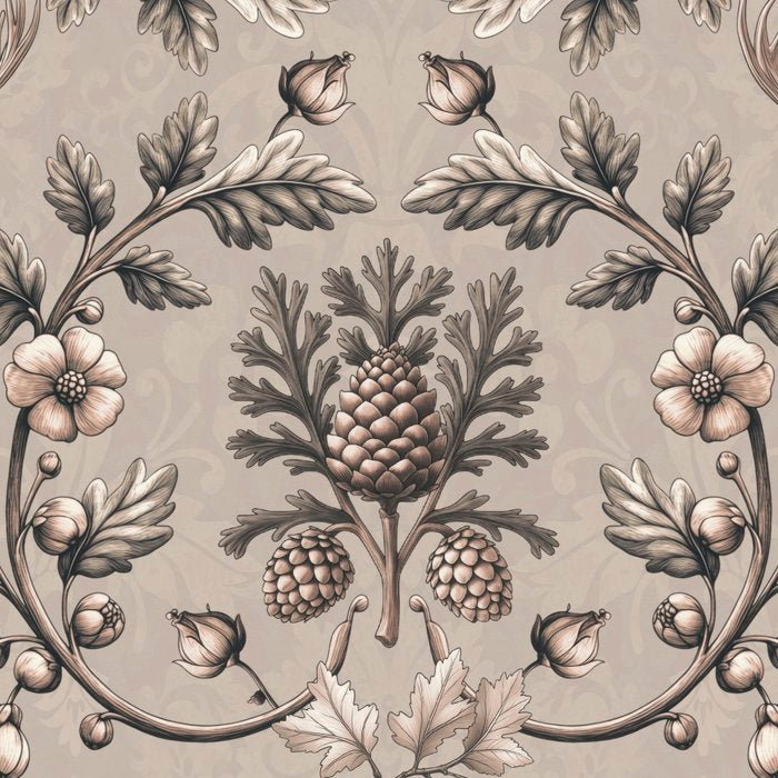 William Morris Woodland Nostalgia Beige Coffee Mug Gallery Image 2