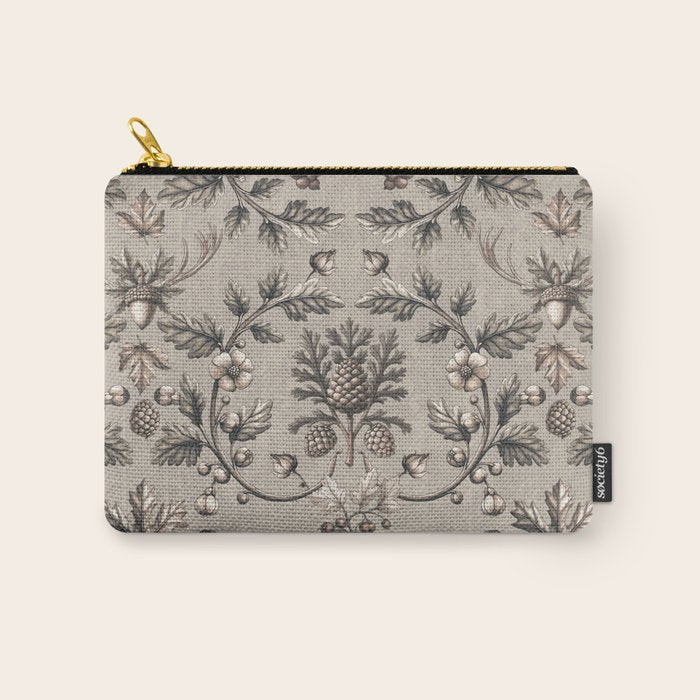 William Morris Woodland Nostalgia Beige Carry All Pouch Gallery Image 1