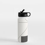Abstract Minimal Geometric 2 Water Bottle Gallery Image 1