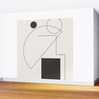 Abstract Minimal Geometric 2 Wall Mural Gallery Image 2